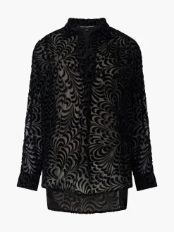 French Connection Tops|Shirts-Diandra Devore Long Sleeve Popover Shirt