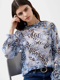 French Connection Tops|Jeans & A Nice Top-Diandra Hallie Crinkle Blouse