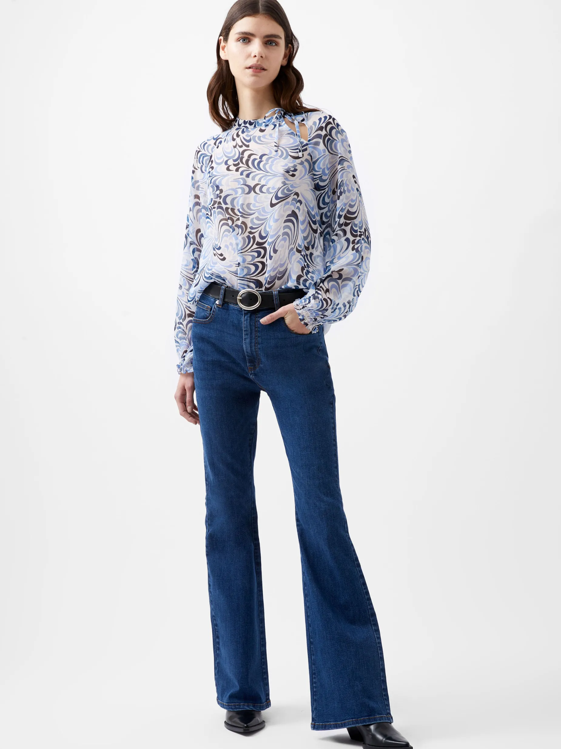 French Connection Tops|Jeans & A Nice Top-Diandra Hallie Crinkle Blouse
