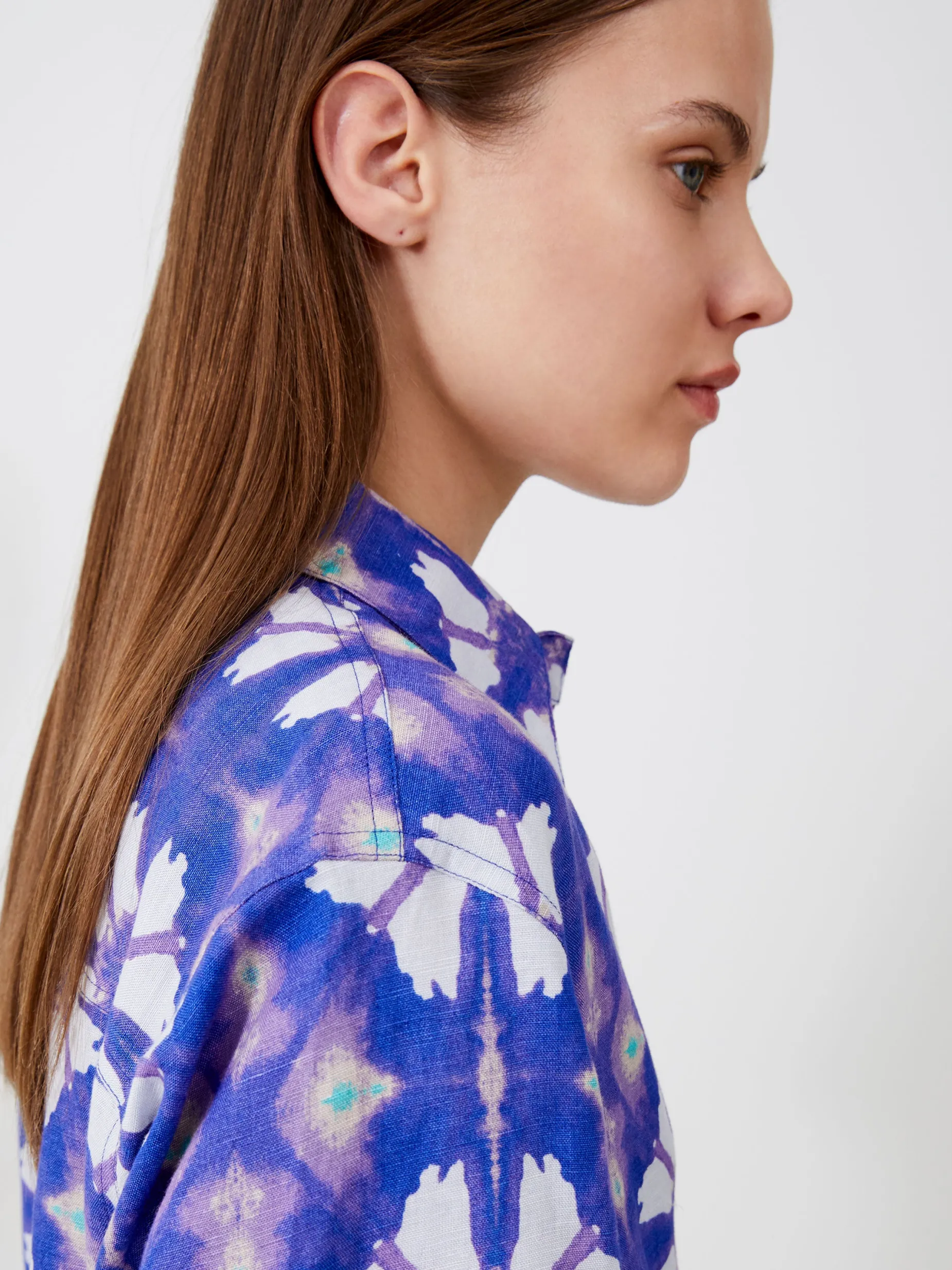 French Connection Co-Ords-Dory Birdie Linen Short Sleeve Shirt