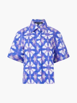 French Connection Co-Ords-Dory Birdie Linen Short Sleeve Shirt