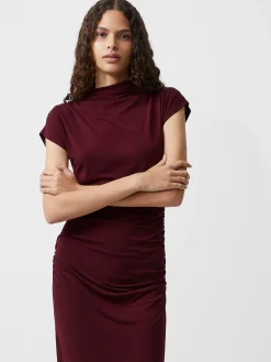 French Connection Dresses|Maxi Dresses-Draped Samira Mock Neck Dress