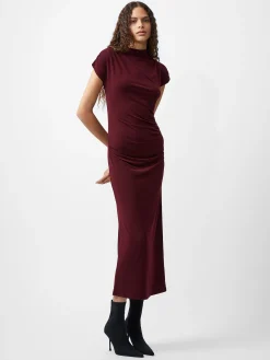French Connection Dresses|Maxi Dresses-Draped Samira Mock Neck Dress