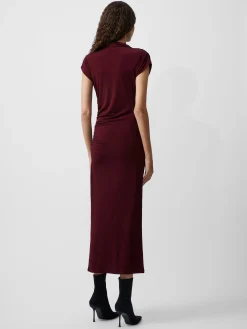 French Connection Dresses|Maxi Dresses-Draped Samira Mock Neck Dress