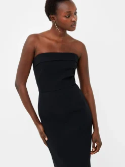 French Connection Party Dresses-Echo Crepe Strapless Midi Dress