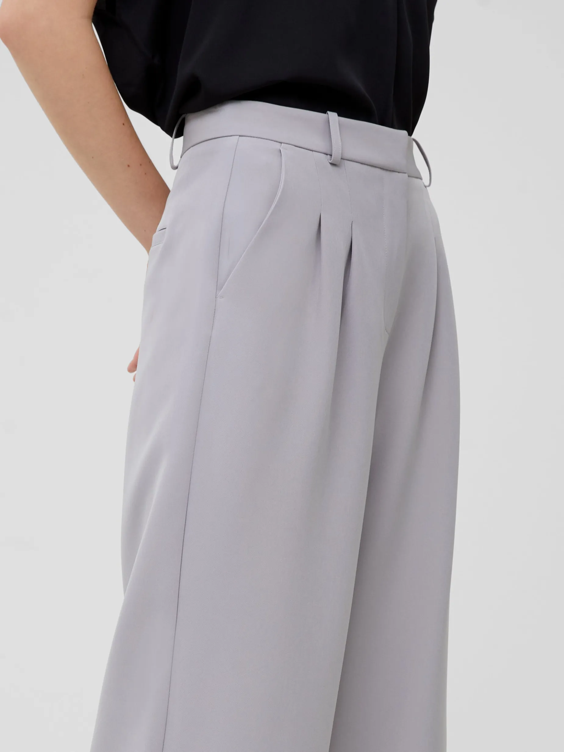 Women French Connection Trousers|Suits-Echo Crepe Trousers
