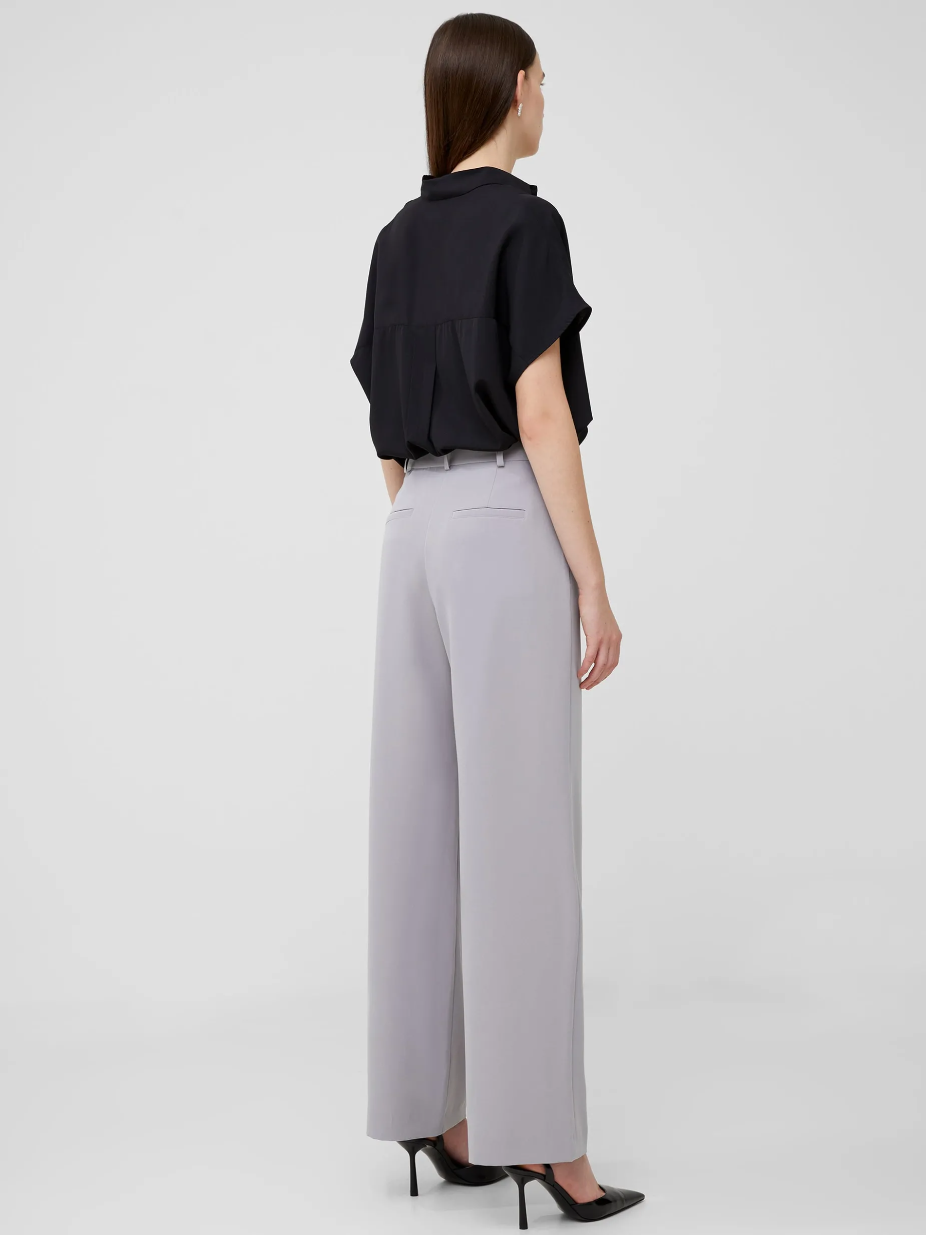 Women French Connection Trousers|Suits-Echo Crepe Trousers
