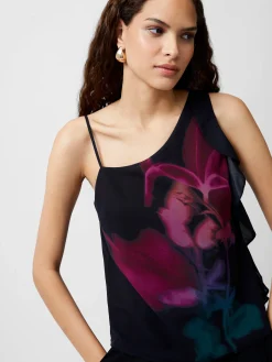 French Connection Tops|Jeans & A Nice Top-Eden Georgette Frilly Cami Top