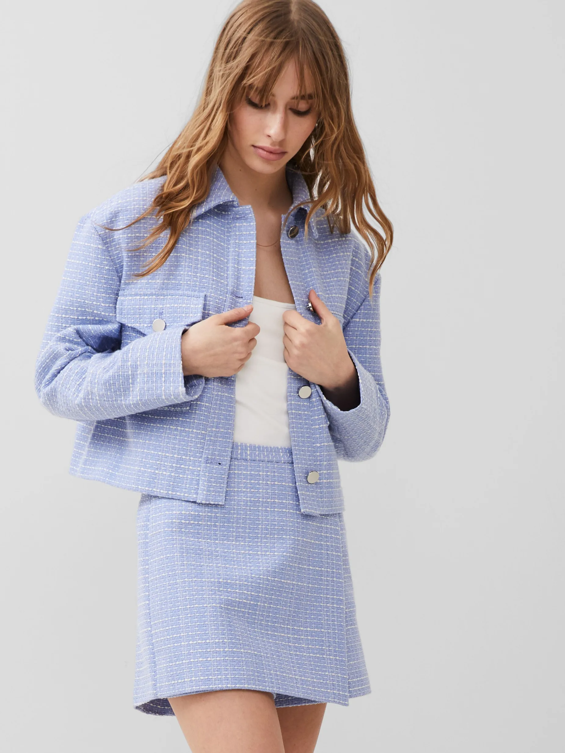 Women French Connection Co-Ords|Suits-Effie Boucle Jacket