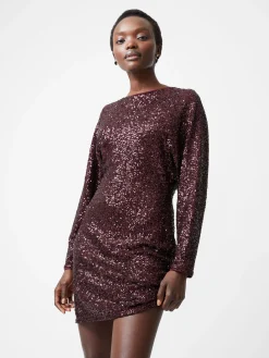 French Connection Dresses|Mini Dresses-Elena Sequin Bow Back Mini Dress