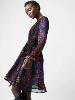 French Connection Party Dresses-Elise Wrap Mini Dress