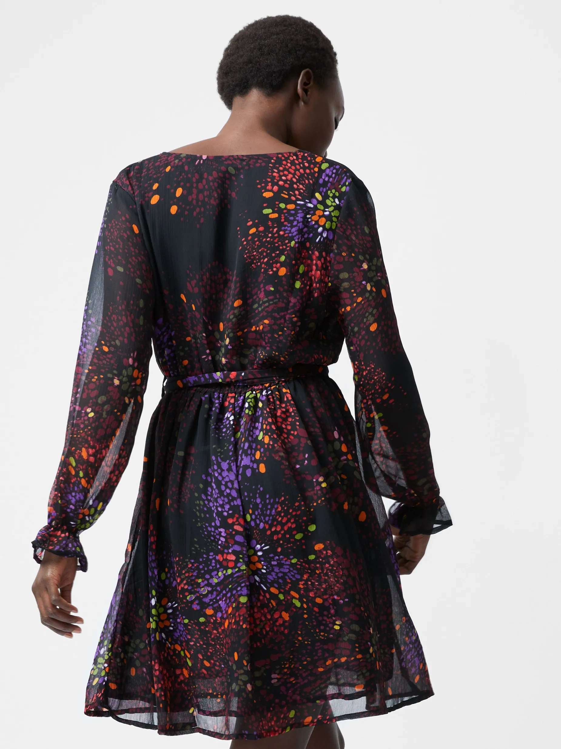 French Connection Party Dresses-Elise Wrap Mini Dress