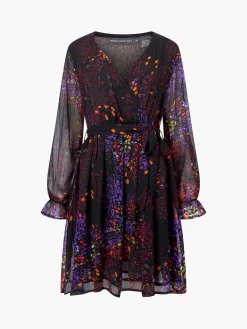 French Connection Party Dresses-Elise Wrap Mini Dress