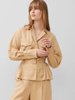 French Connection Co-Ords-Elkie Twill Belted Jacket