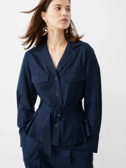 French Connection Co-Ords-Elkie Twill Belted Jacket