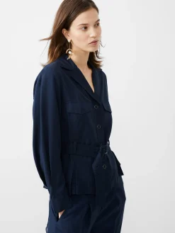 French Connection Co-Ords-Elkie Twill Belted Jacket