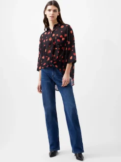 French Connection Tops|Shirts-Ella Rose Twist Front Shirt