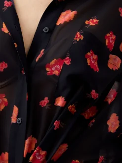 French Connection Tops|Shirts-Ella Rose Twist Front Shirt