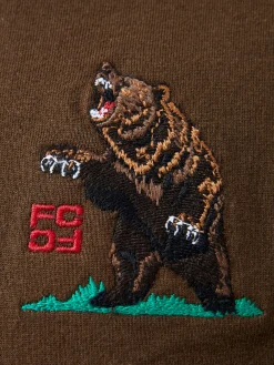 French Connection T-Shirts & Polo Shirts-Embroidered Bear Organic Graphic T-Shirt