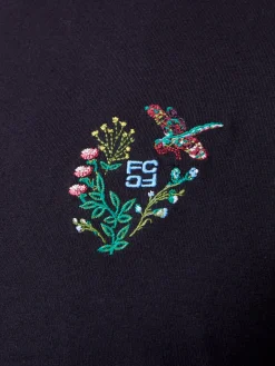 French Connection T-Shirts & Polo Shirts-Embroidered Dragonfly Organic Graphic T-Shirt