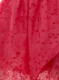 French Connection Party Dresses-Embroidered Lace Strappy Dress
