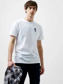 French Connection T-Shirts & Polo Shirts-Embroidered Shark Organic Graphic T-Shirt