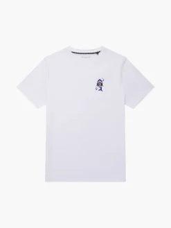 French Connection T-Shirts & Polo Shirts-Embroidered Shark Organic Graphic T-Shirt
