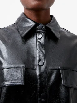 French Connection Tops|Shirts-Emmett PU Overshirt