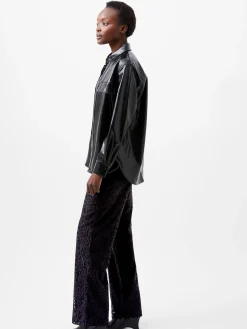 French Connection Tops|Shirts-Emmett PU Overshirt