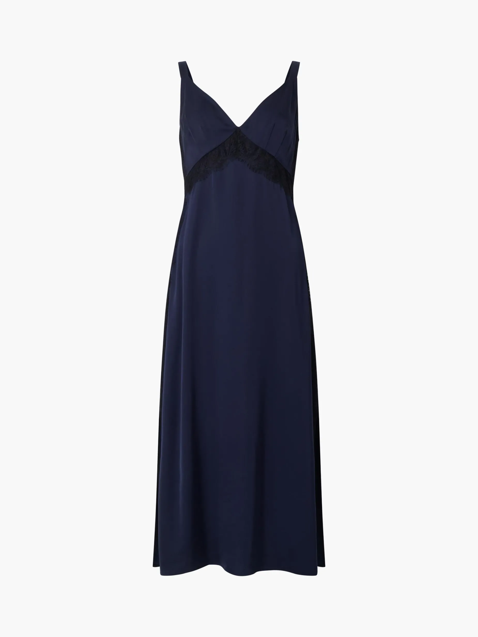 French Connection Party Dresses-Ennis Eco Satin Lace Dress