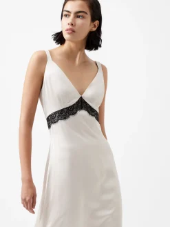 French Connection Party Dresses-Ennis Eco Satin Lace Dress