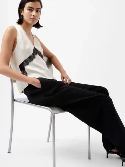 French Connection Jeans & A Nice Top-Ennis Eco Satin Lace Top