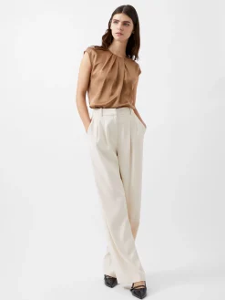 French Connection Tops|Jeans & A Nice Top-Ennis Eco Satin Neck Detail Top