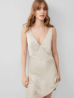 French Connection Party Dresses-Ennis Eco Satin Slip Mini Dress