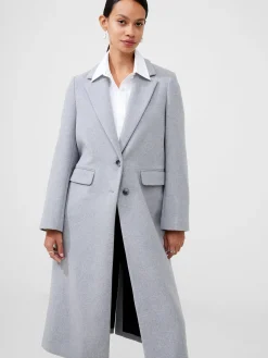 French Connection Coats & Jackets|Jeans & A Nice Top-Fawn Felt Single Breasted Coat