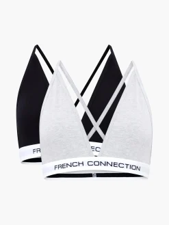 French Connection Underwear & Socks-Fc 2 Pack Logo Bralette