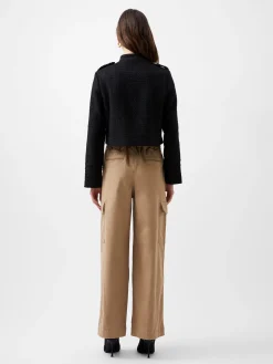 French Connection Coats & Jackets|Jeans & A Nice Top-Felice Tweed Military Jacket