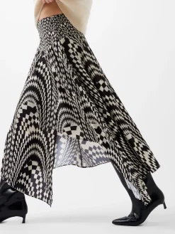 French Connection Skirts & Shorts|Skirts-Fern Arie Crepe Asymmetrical Skirt