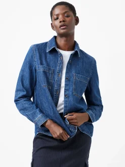 French Connection Tops|Shirts-Finley Denim Long Sleeve Shirt