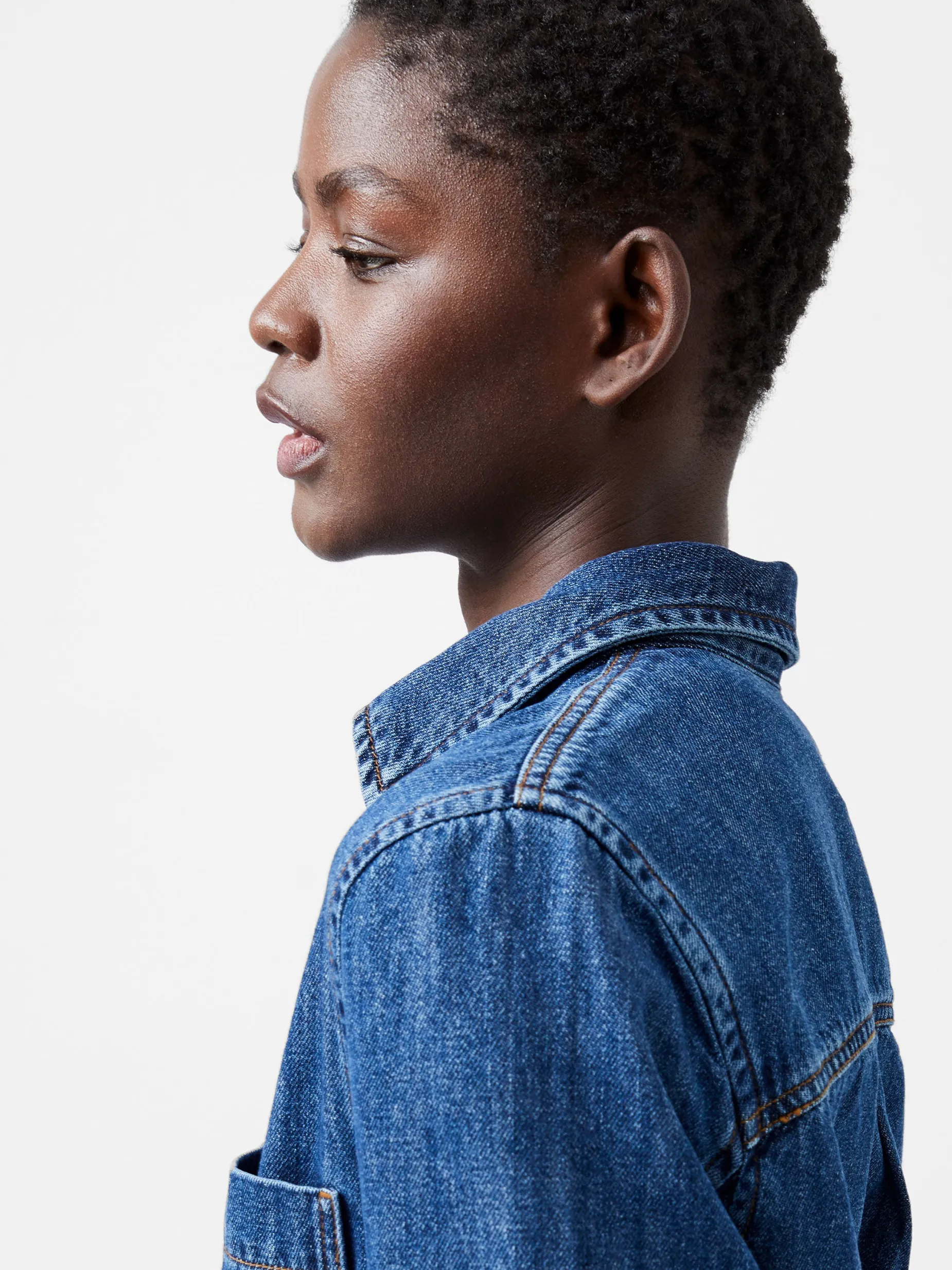 French Connection Tops|Shirts-Finley Denim Long Sleeve Shirt