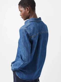 French Connection Tops|Shirts-Finley Denim Long Sleeve Shirt