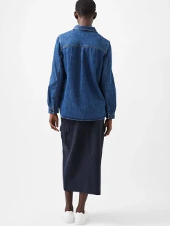 French Connection Tops|Shirts-Finley Denim Long Sleeve Shirt