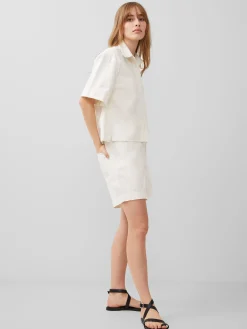 French Connection Tops|Shirts-Finley Denim Short Sleeve Shirt