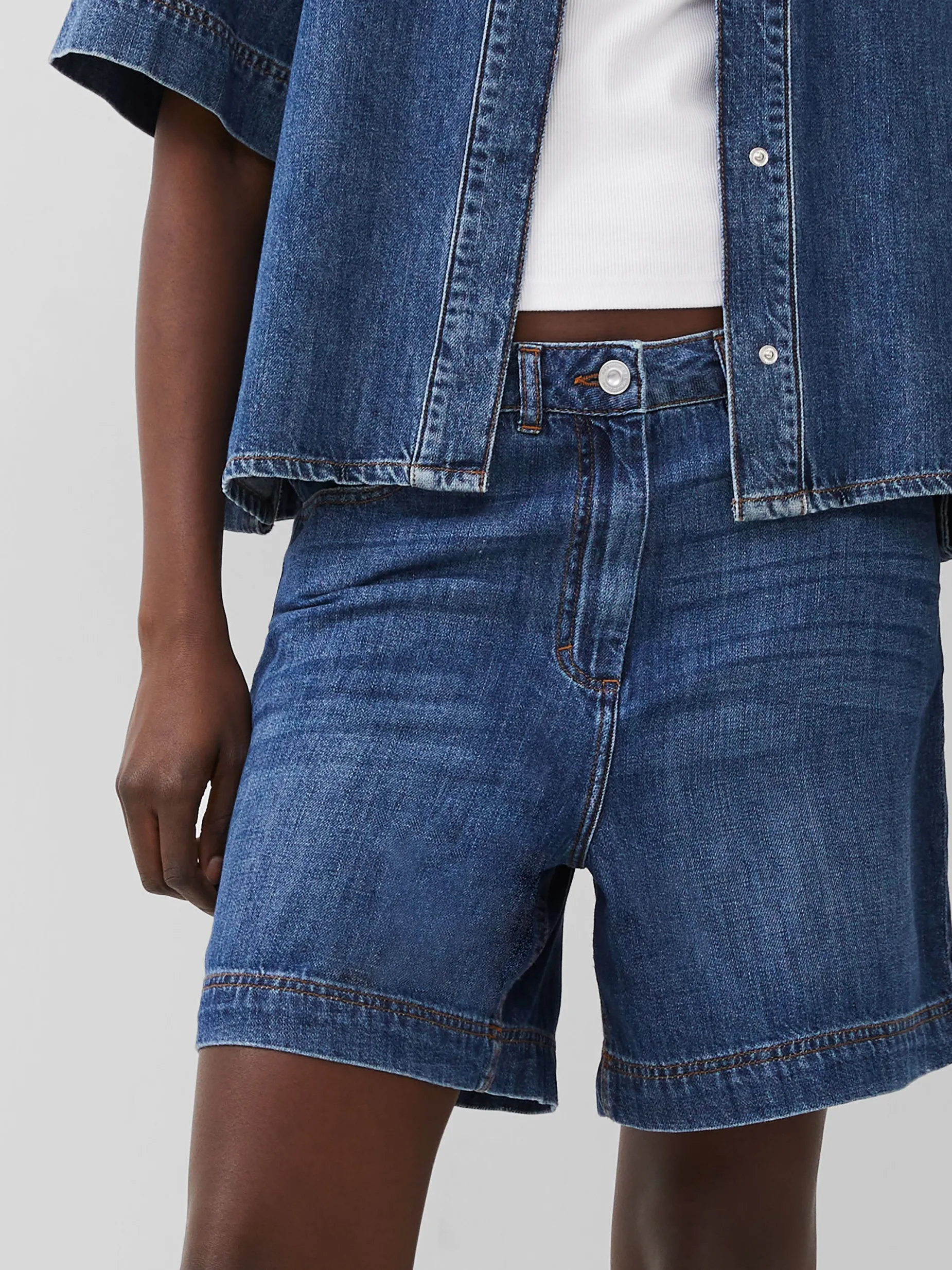 French Connection Skirts & Shorts-Finley Denim Shorts