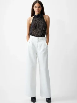 French Connection Trousers|Jeans-Finley Denim Wide Leg Jeans 32 Inch