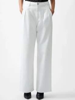 French Connection Trousers|Jeans-Finley Denim Wide Leg Jeans 32 Inch