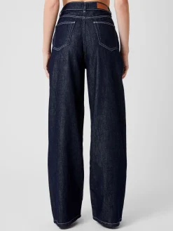 French Connection Trousers|Jeans-Finley Denim Wide Leg Jeans 32 Inch