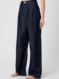 French Connection Trousers|Jeans-Finley Denim Wide Leg Jeans 32 Inch