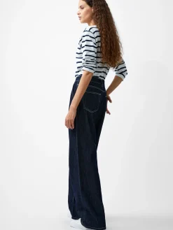 French Connection Trousers|Jeans-Finley Denim Wide Leg Jeans 32 Inch