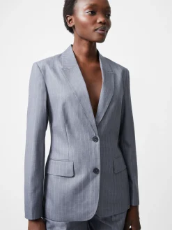 Women French Connection Coats & Jackets|Co-Ords-Fiorella Pinstripe Blazer